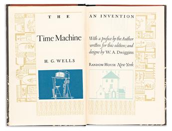 WILLIAM ADDISON DWIGGINS (1880-1956).  THE TIME MACHINE / H.G. WELLS. 1931. 9¾x6½ inches, 24¾x16½ cm. Random House, New York.